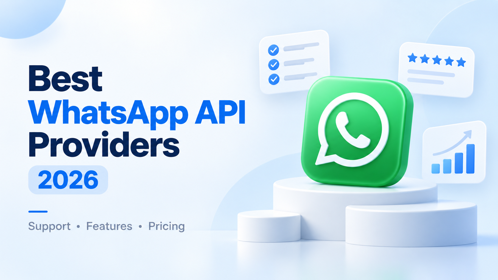 Best WhatsApp API Providers in 2026: Support, Features and Pricing Compared