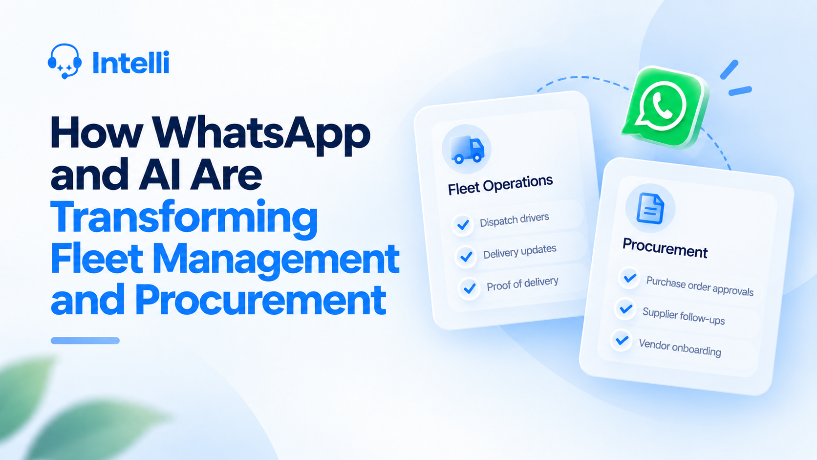 How WhatsApp and AI Are Transforming Fleet Management and Procurement Operations