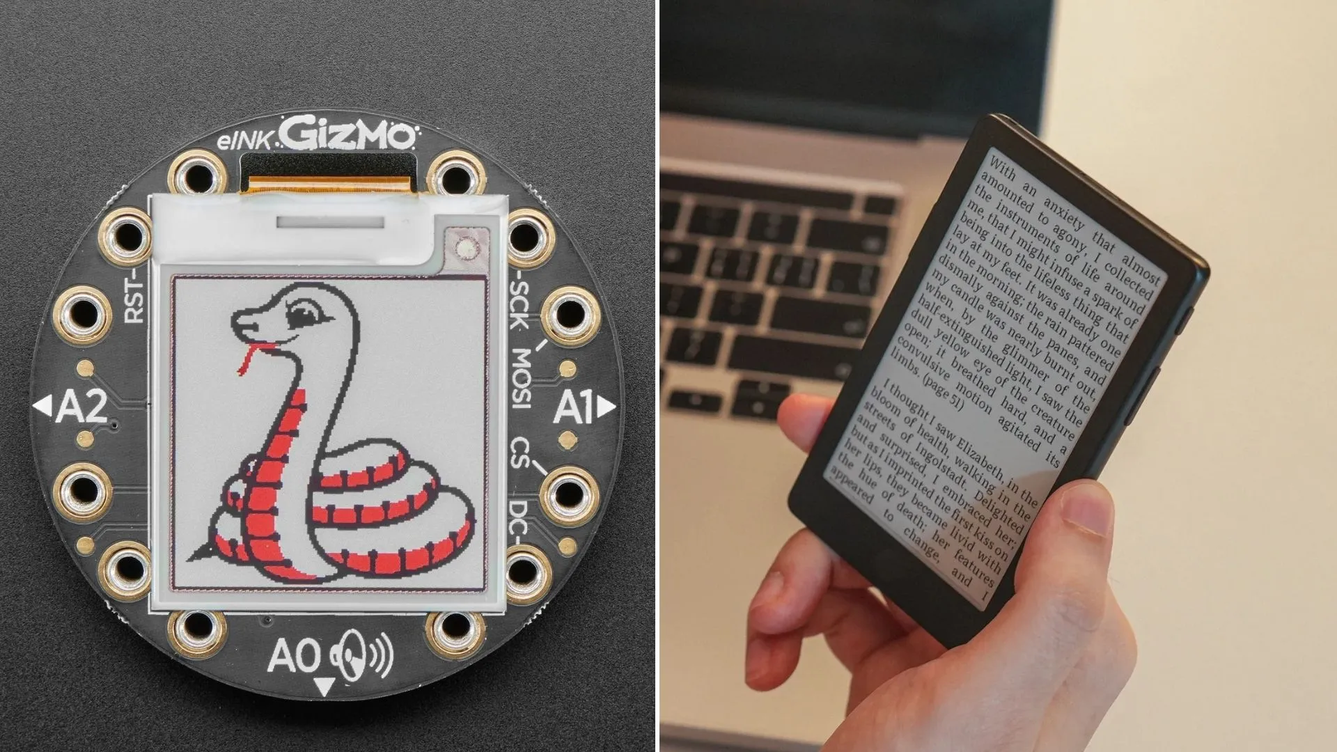 How electrophoretic e-ink displays create images without a backlight