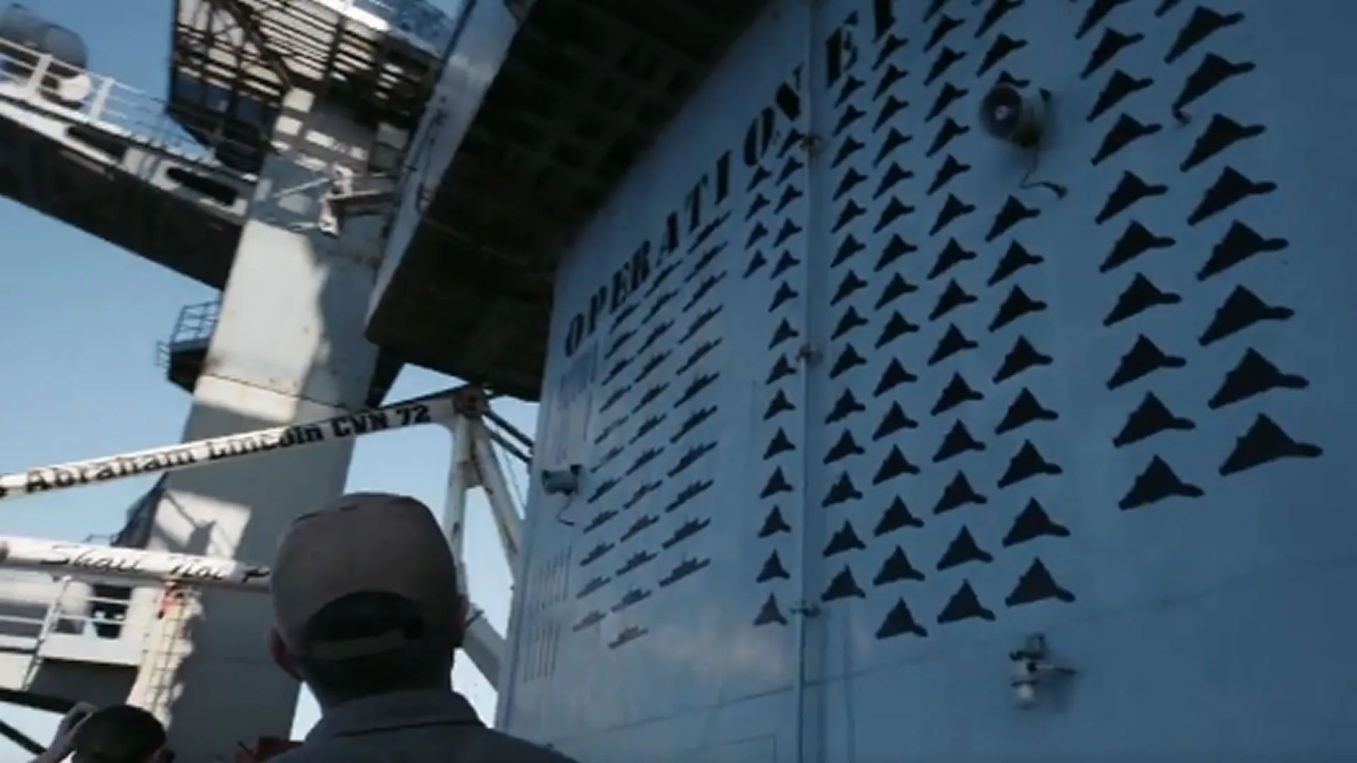 US’ 100,000-ton aircraft carrier returns from Iran with hundreds of war kill markings