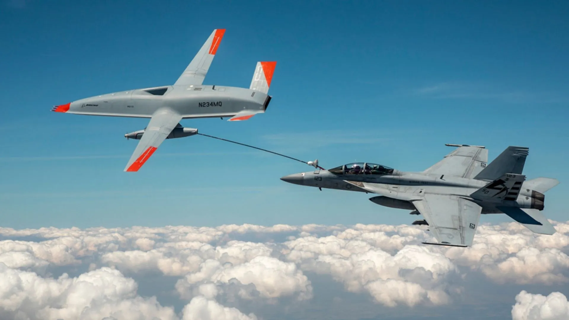Boeing tests software that connects Super Hornet fighters with MQ-25A drone tankers