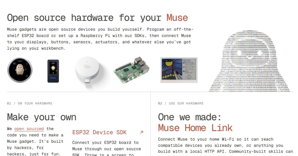 Meta、AIエージェント「Muse」とつながる自作ガジェット向けSDKをオープンソースで公開 「Raspberry Pi」などに対応