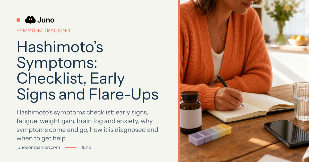 Hashimoto’s Symptoms: Checklist, Early Signs and Flare-Ups