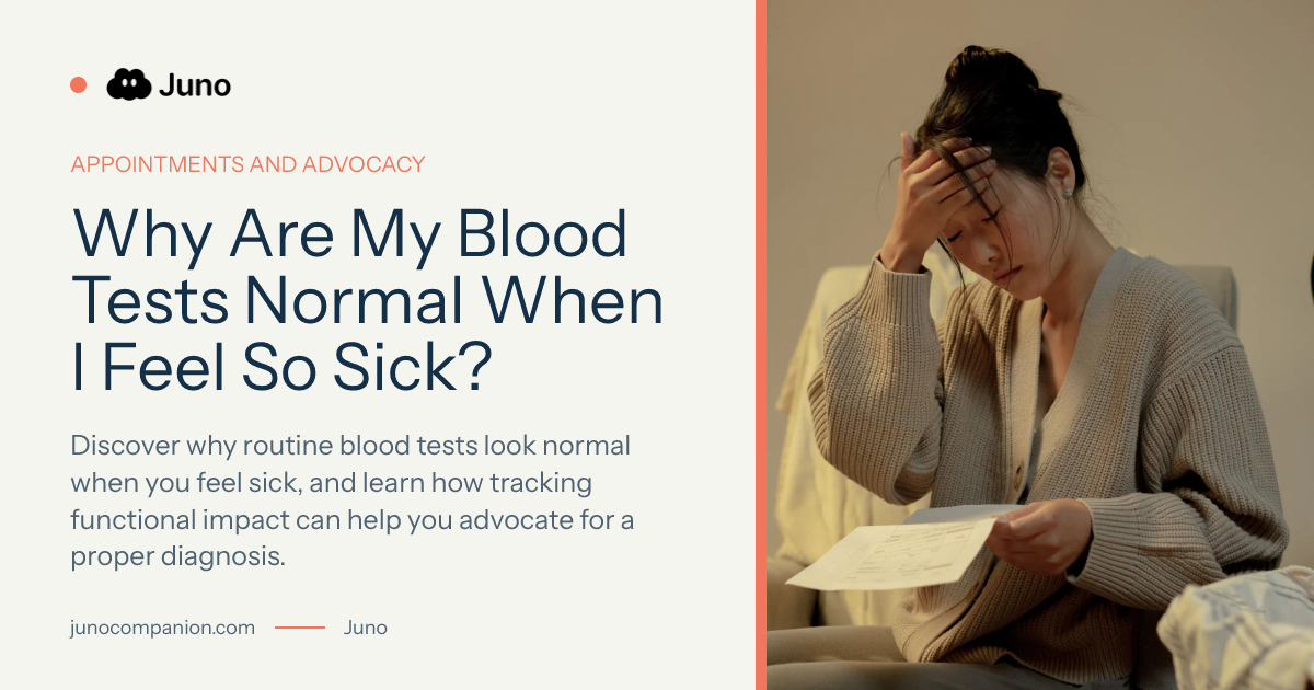 Why Are My Blood Tests Normal When I Feel So Sick?