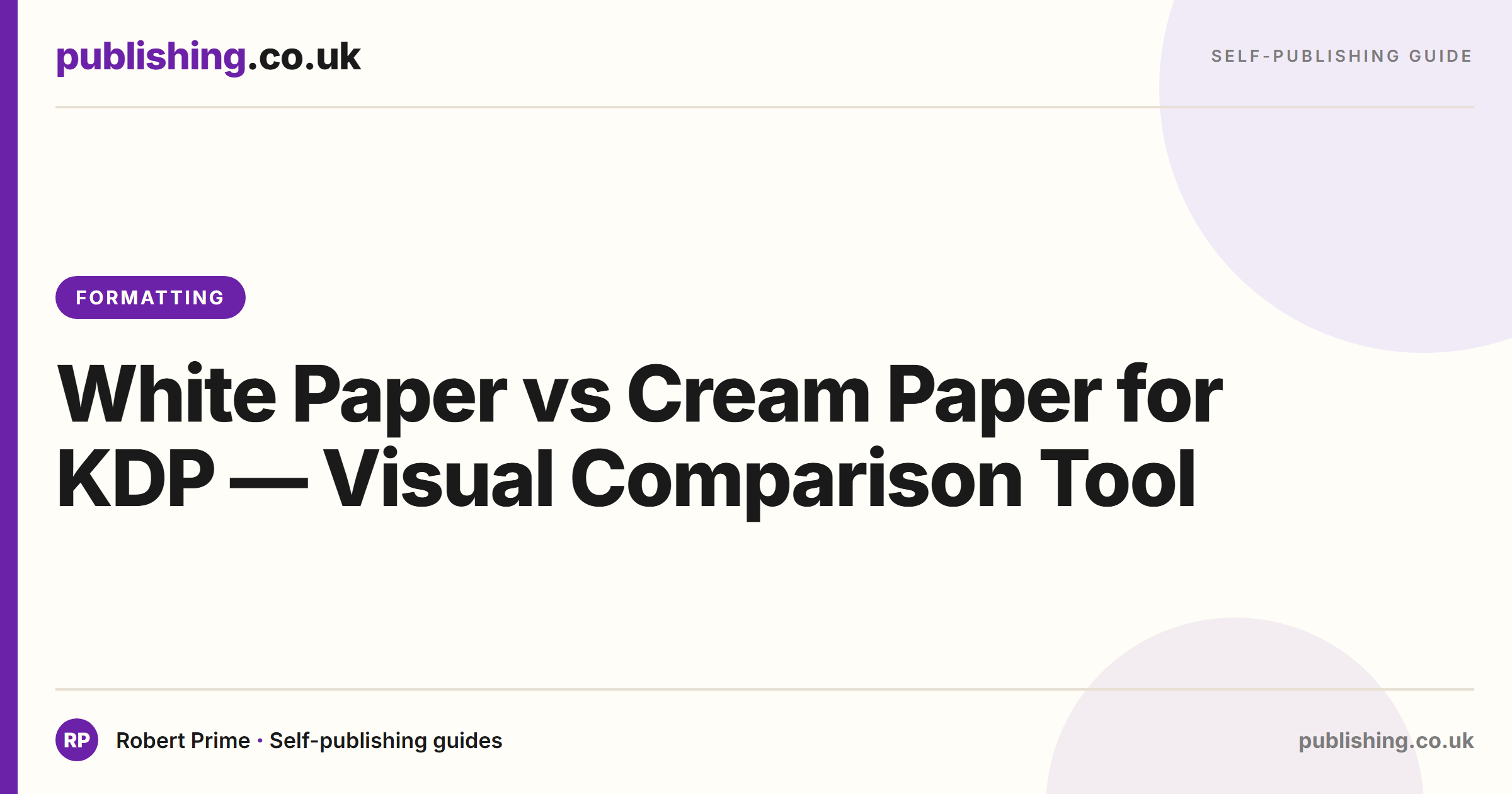 KDP Standard Colour vs Premium Colour: the £5.88 a Copy Decision