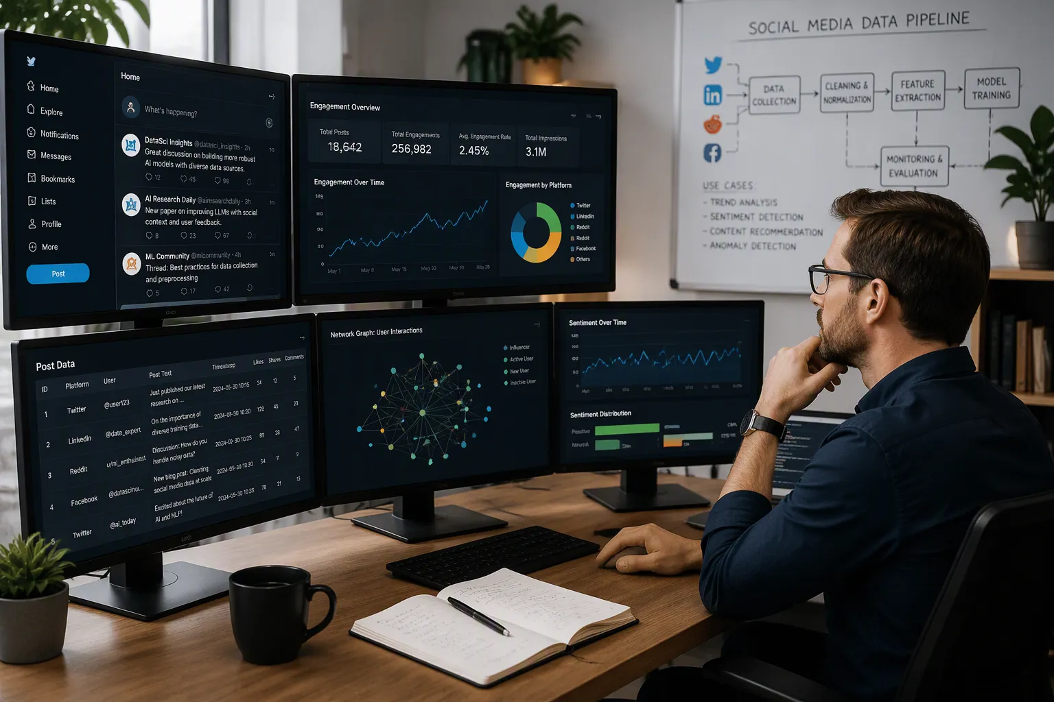 Best Social Media Datasets for AI Training