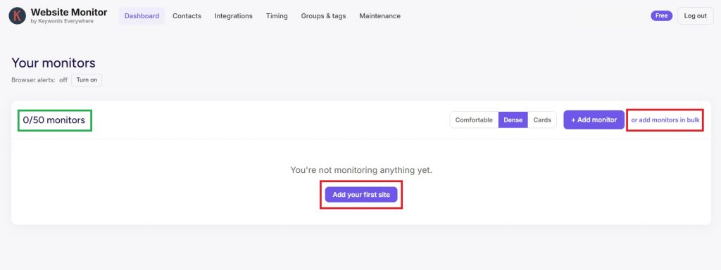 Best Free Website Monitoring Tool (2026)