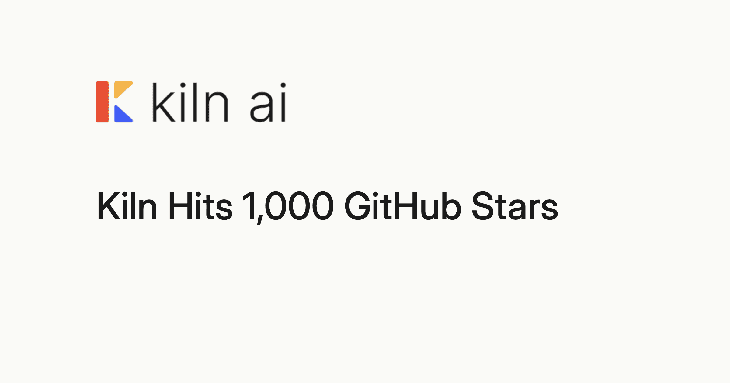 Kiln Hits 1,000 GitHub Stars