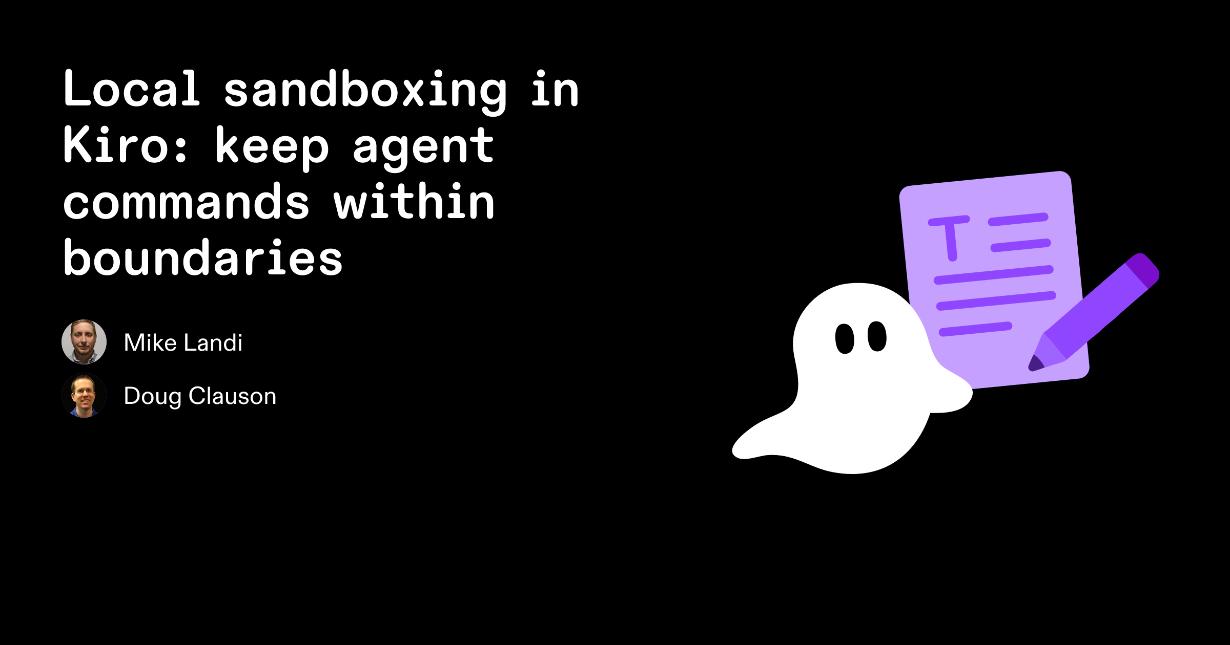 Local sandboxing in Kiro: keep agent commands within boundaries