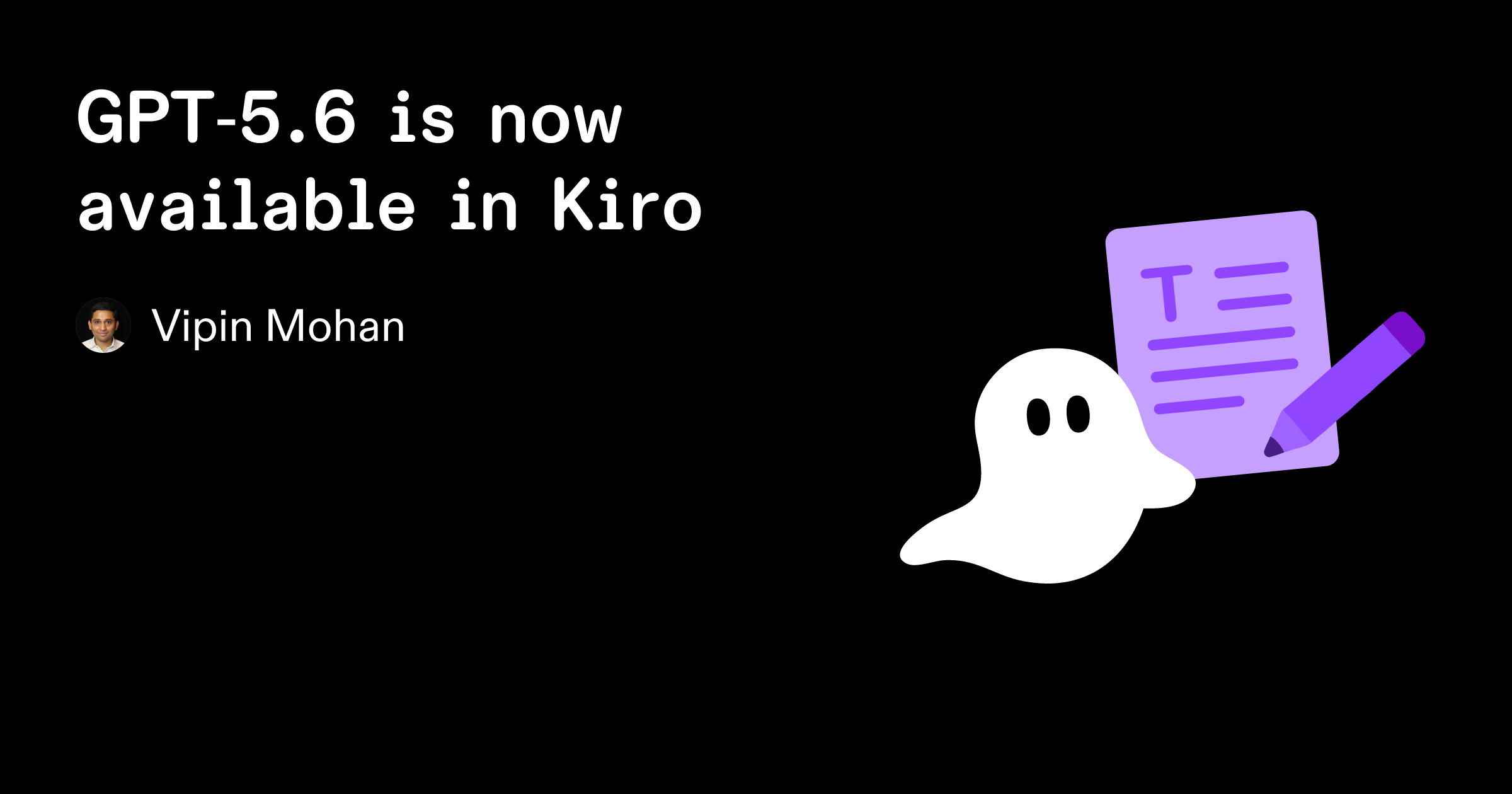 GPT‑5.6 is now available in Kiro