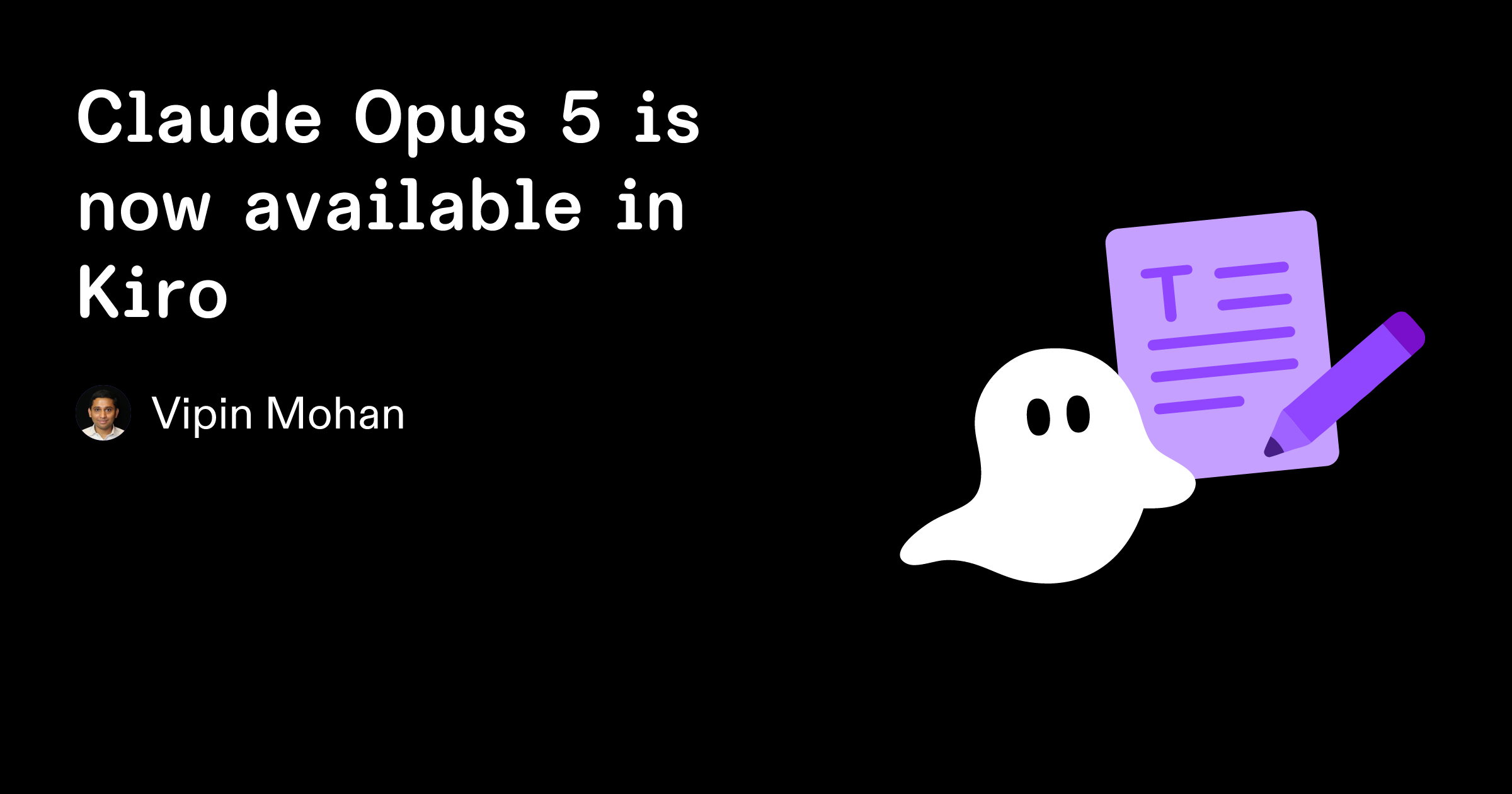 Claude Opus 5 is now available in Kiro