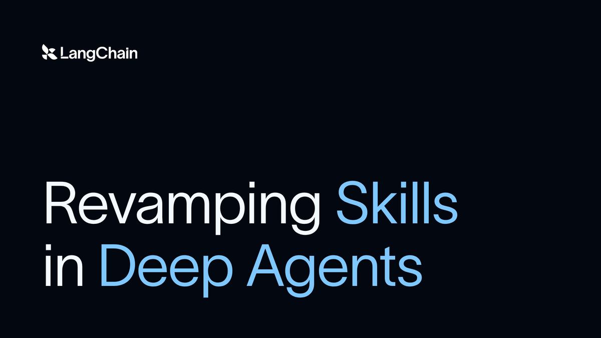 Revamping Skills in Deep Agents