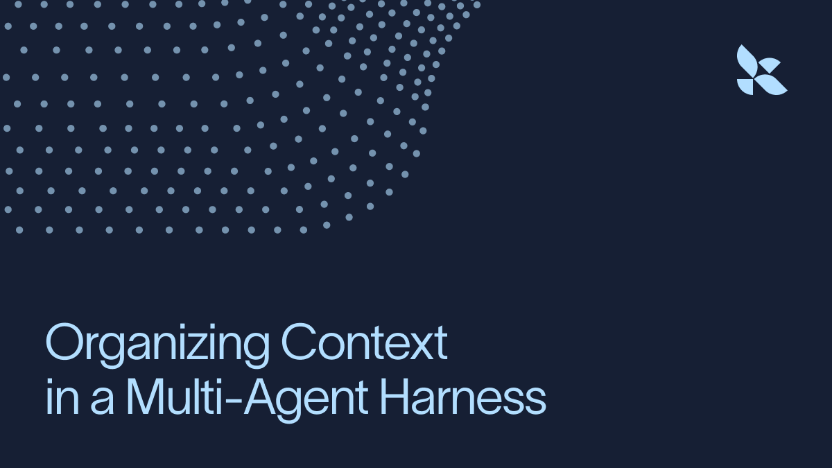 Organizing Context in a Multi-Agent Harness