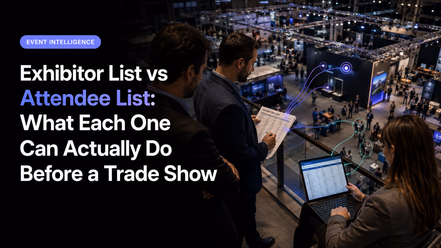 Exhibitor List vs. Attendee List: Key Differences