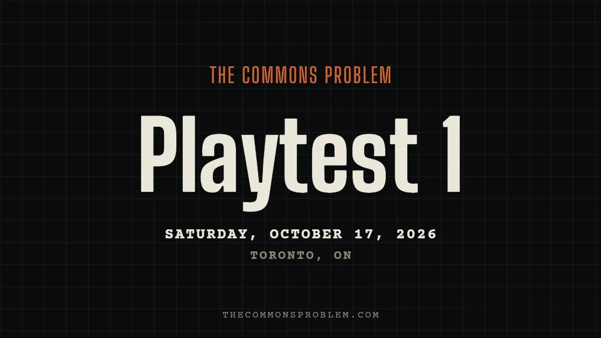 Introducing "The Commons Problem" - an AI Governance Megagame