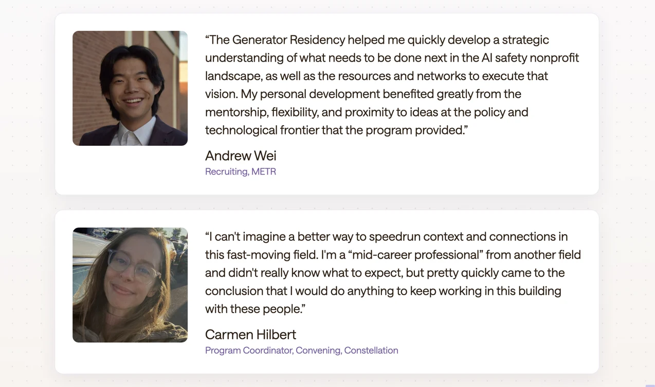 (Why) we’re launching the next cohort of Generator