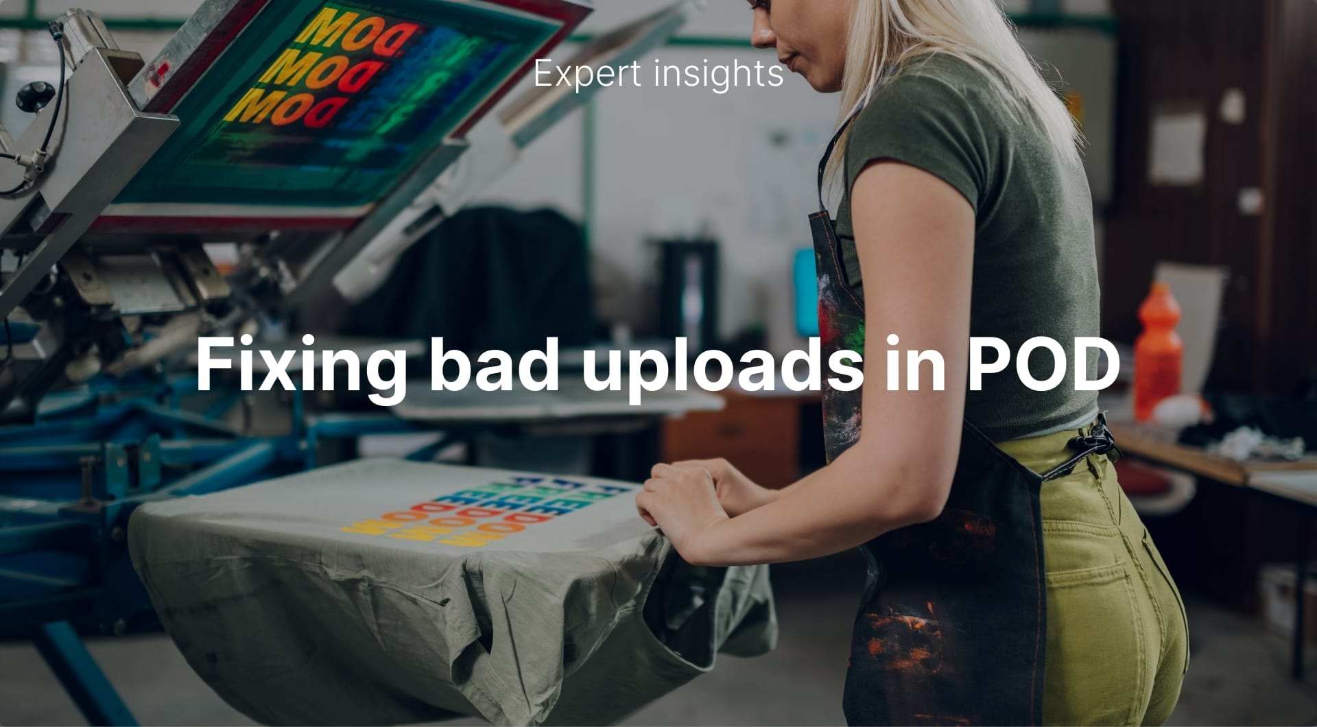 How to handle low-quality customer images in POD: expert insights
