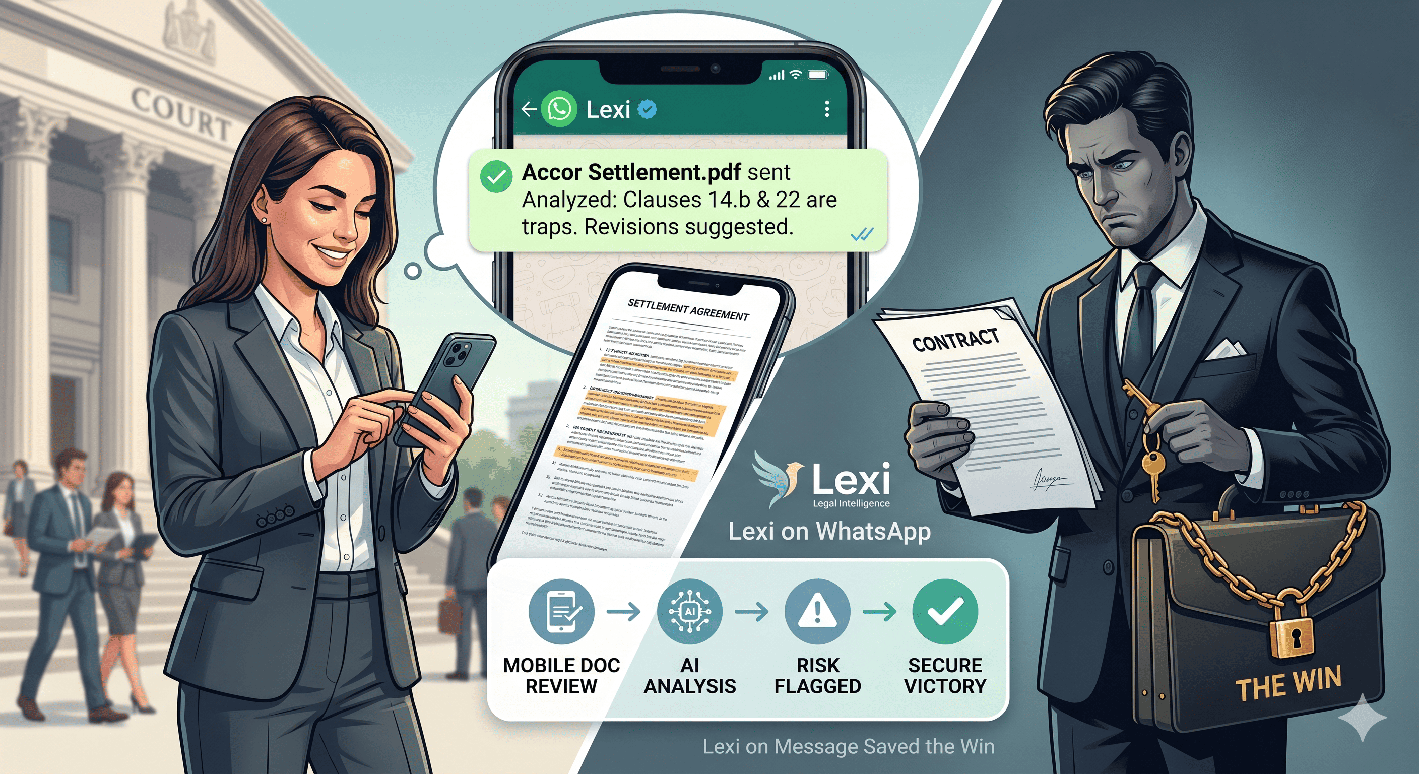 How One Message on WhatsApp Saved a Lawyer from a Post-Victory Trap