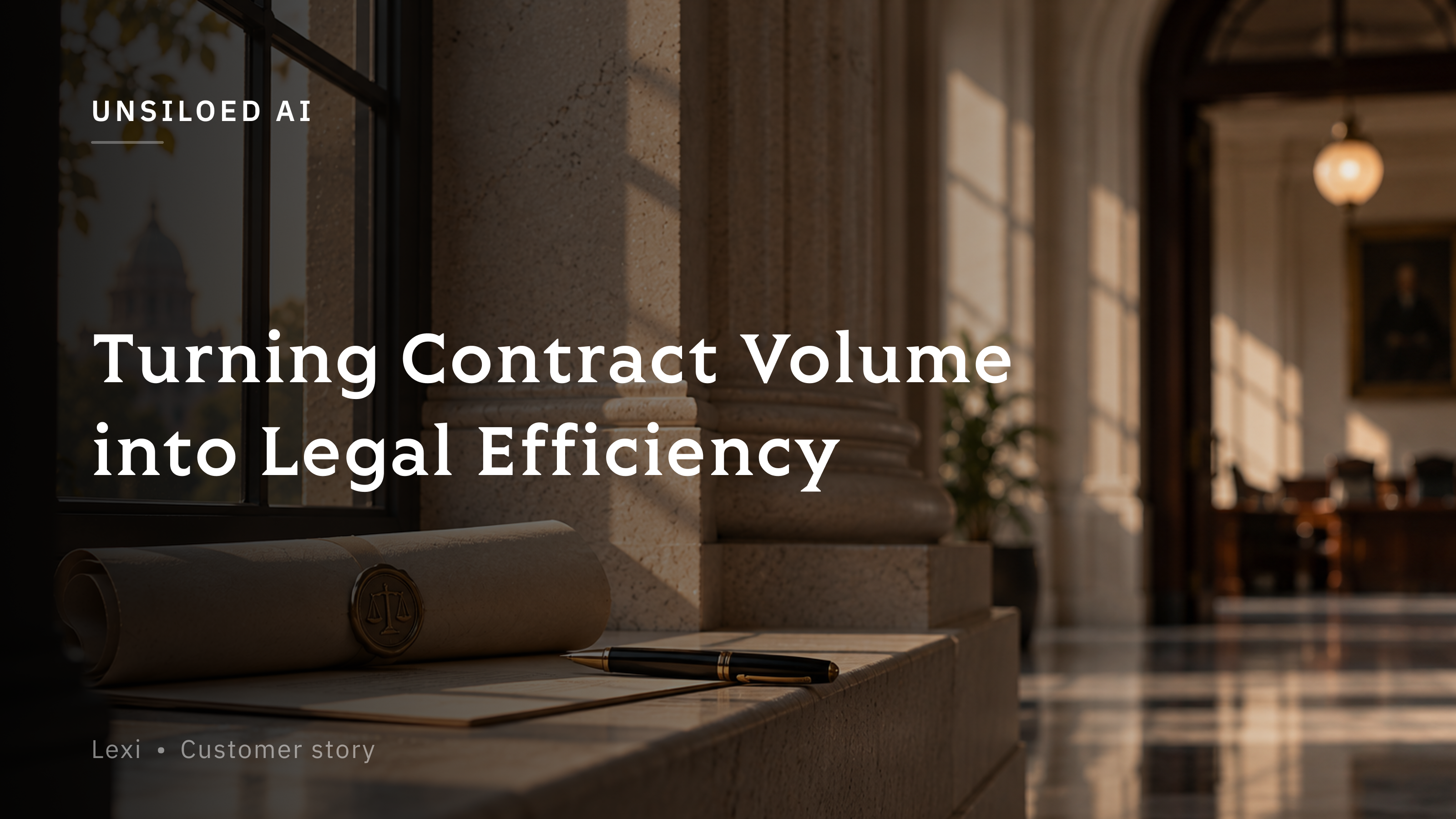 Turning Silos Into a Single Flow: How Unsiloed AI Runs Every Contract End to End With Lexi