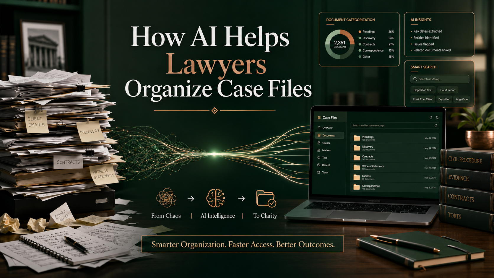 How AI Helps Lawyers Organize Case Files