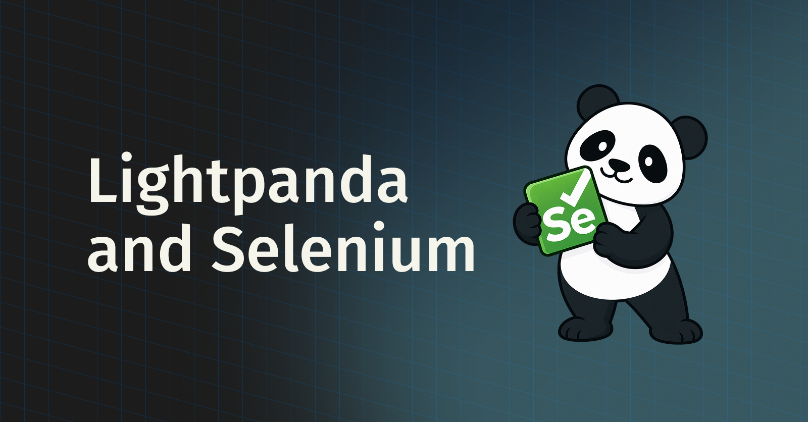 Speed up your Selenium scripts: Lightpanda now speaks WebDriver