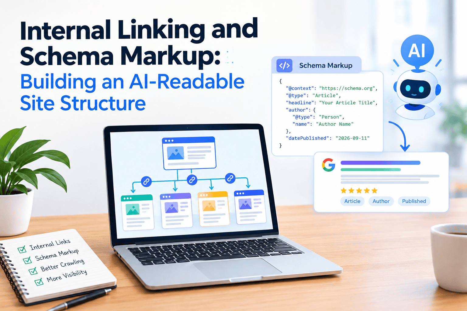 Internal Linking and Schema Markup: Building an AI-Readable Site Structure