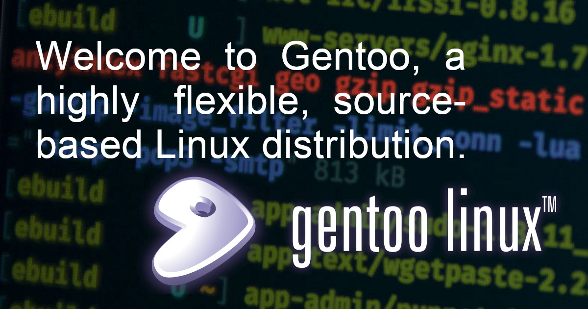 Gentoo infrastructure sponsors wanted