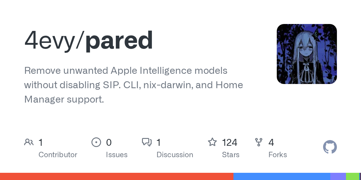 Pared - remove unwanted Apple Intelligence models without disabling SIP