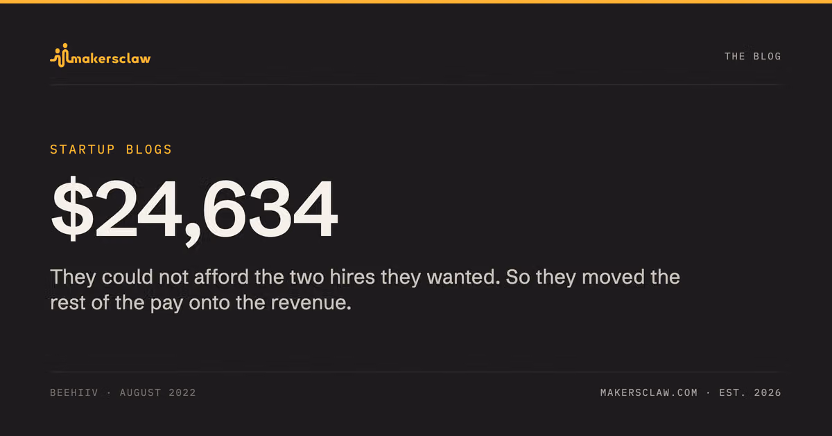 They offered two senior hires half their salary. Both said yes.