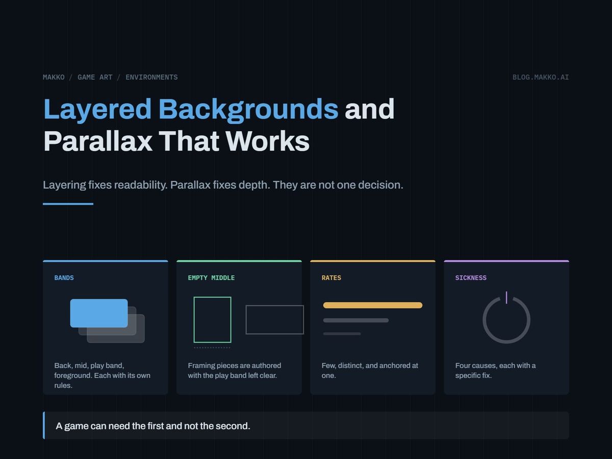Layered Backgrounds, Play Space, and Parallax That Does Not Make People Sick