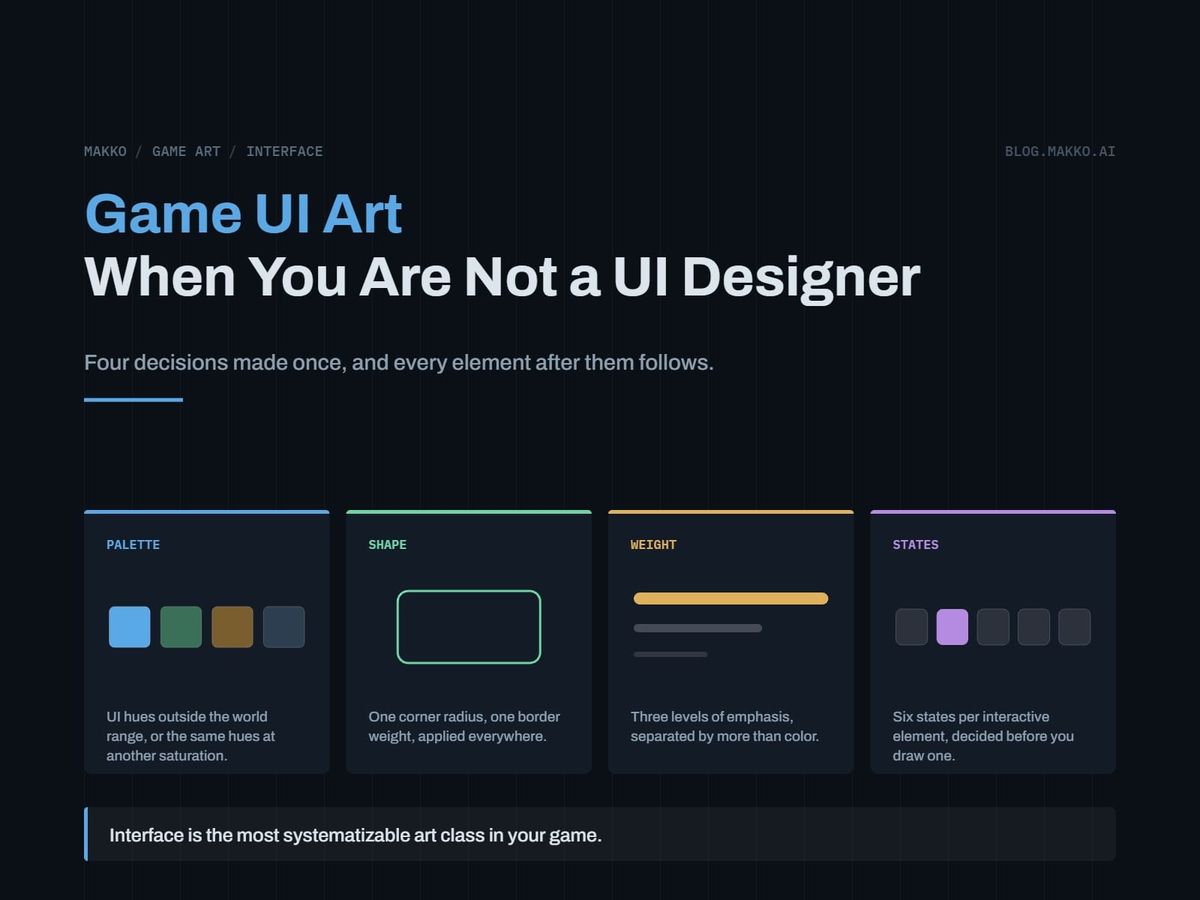 Game UI Art When You Are Not a UI Designer