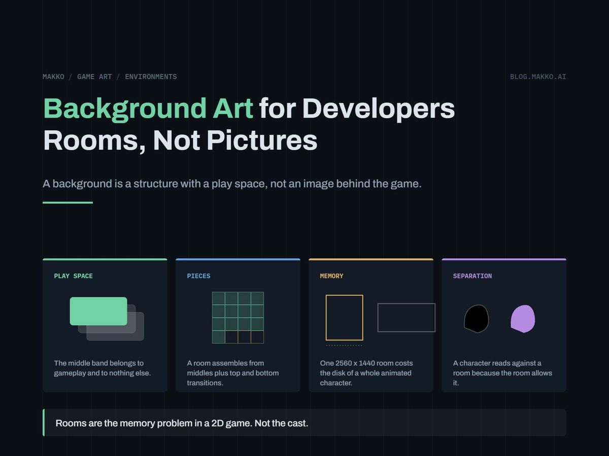 Background Art for Developers: You Are Building Rooms, Not Pictures