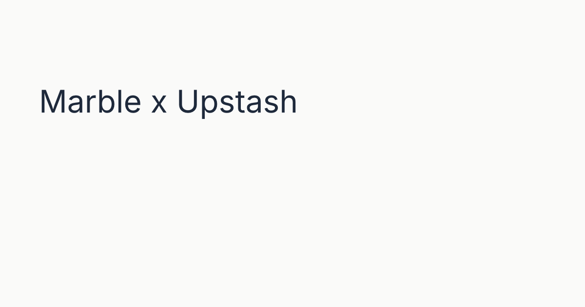 We partnered with Upstash