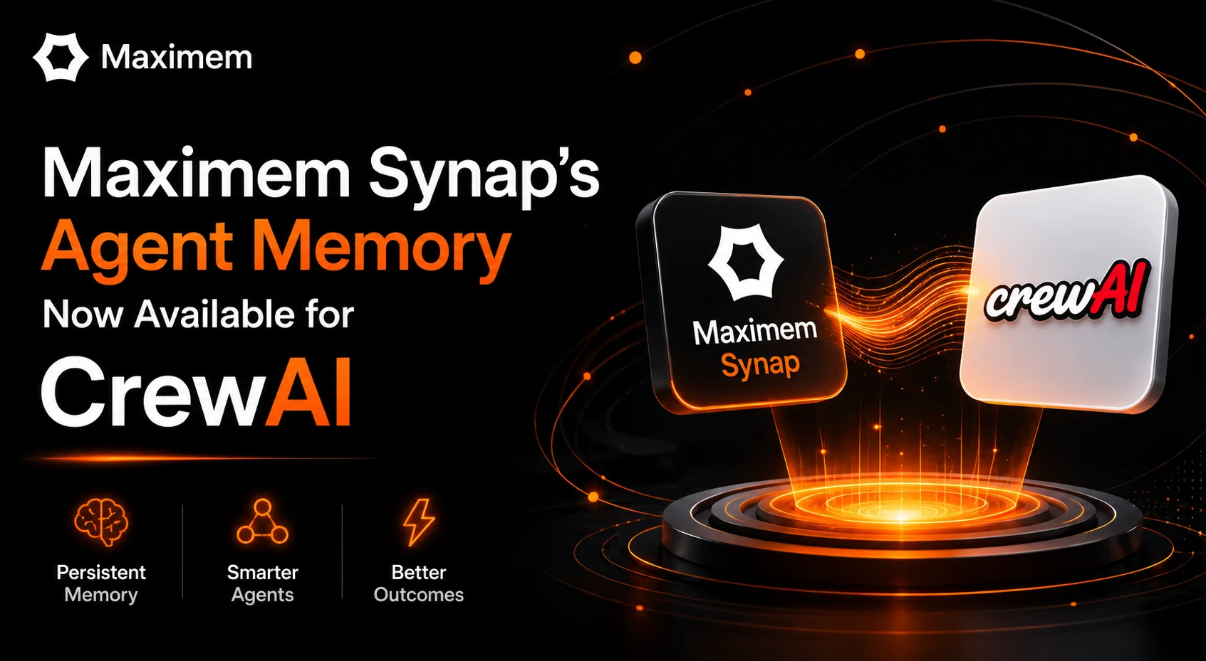 Maximem Synap's Agent Memory Now Available for CrewAI