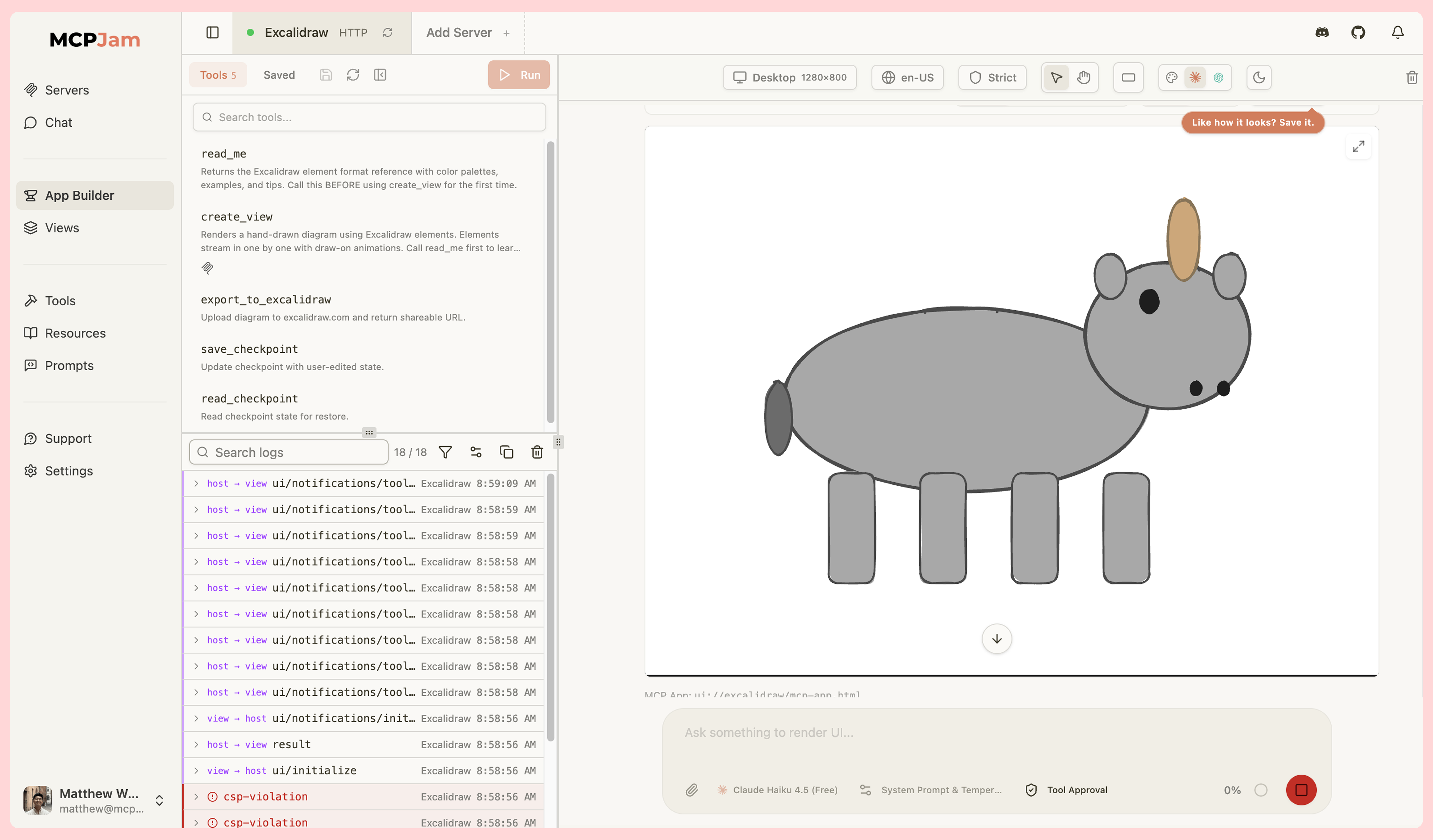 MCPJam Inspector Web App