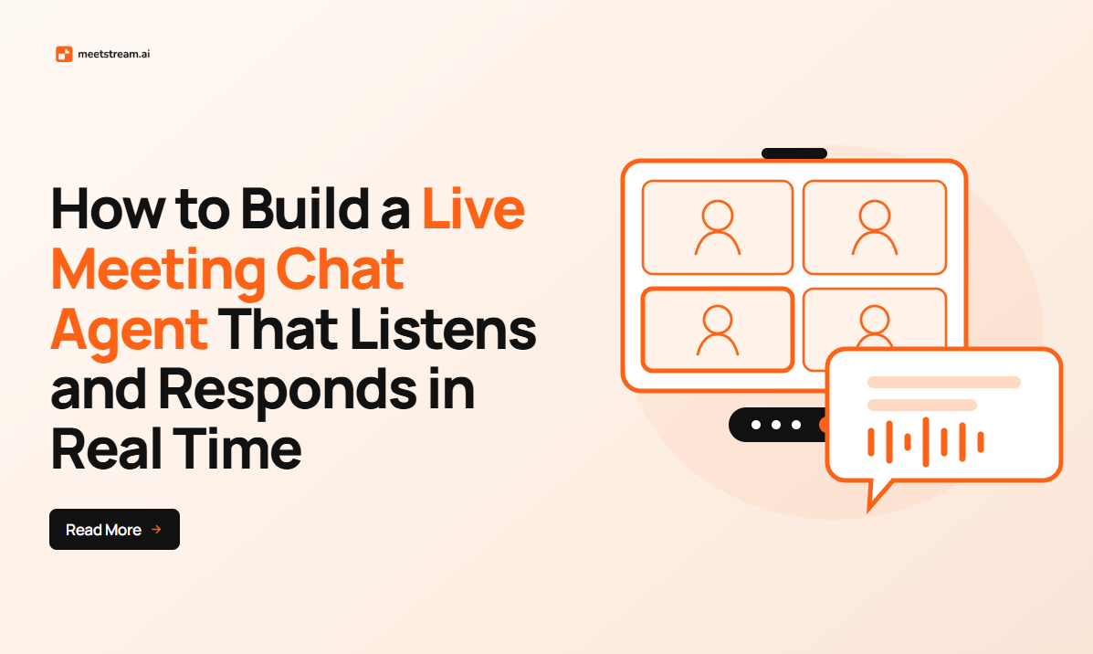 Build an Interactive Meeting Agent That Responds in Real Time