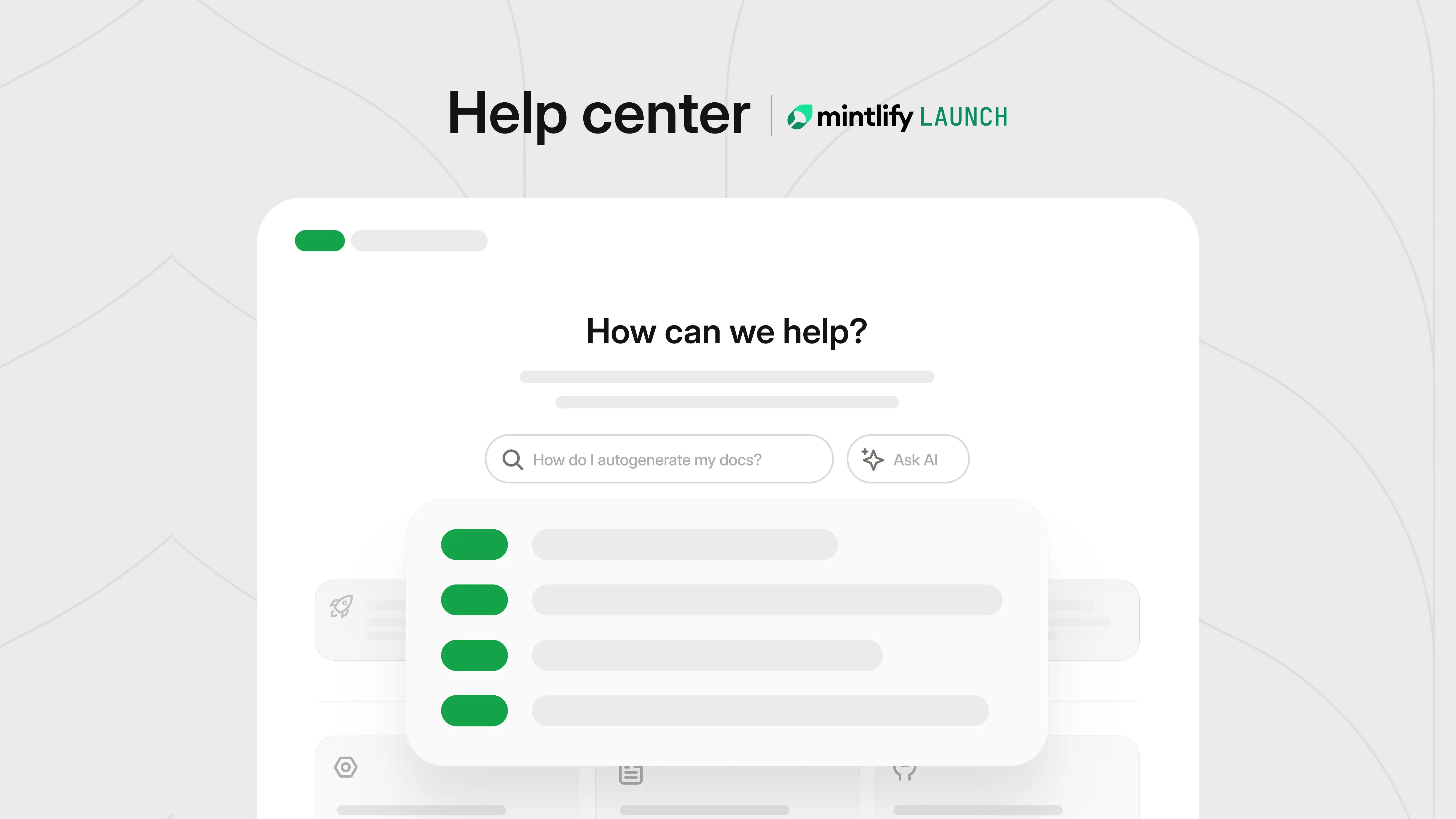 Introducing the Mintlify Help Center Starter Kit