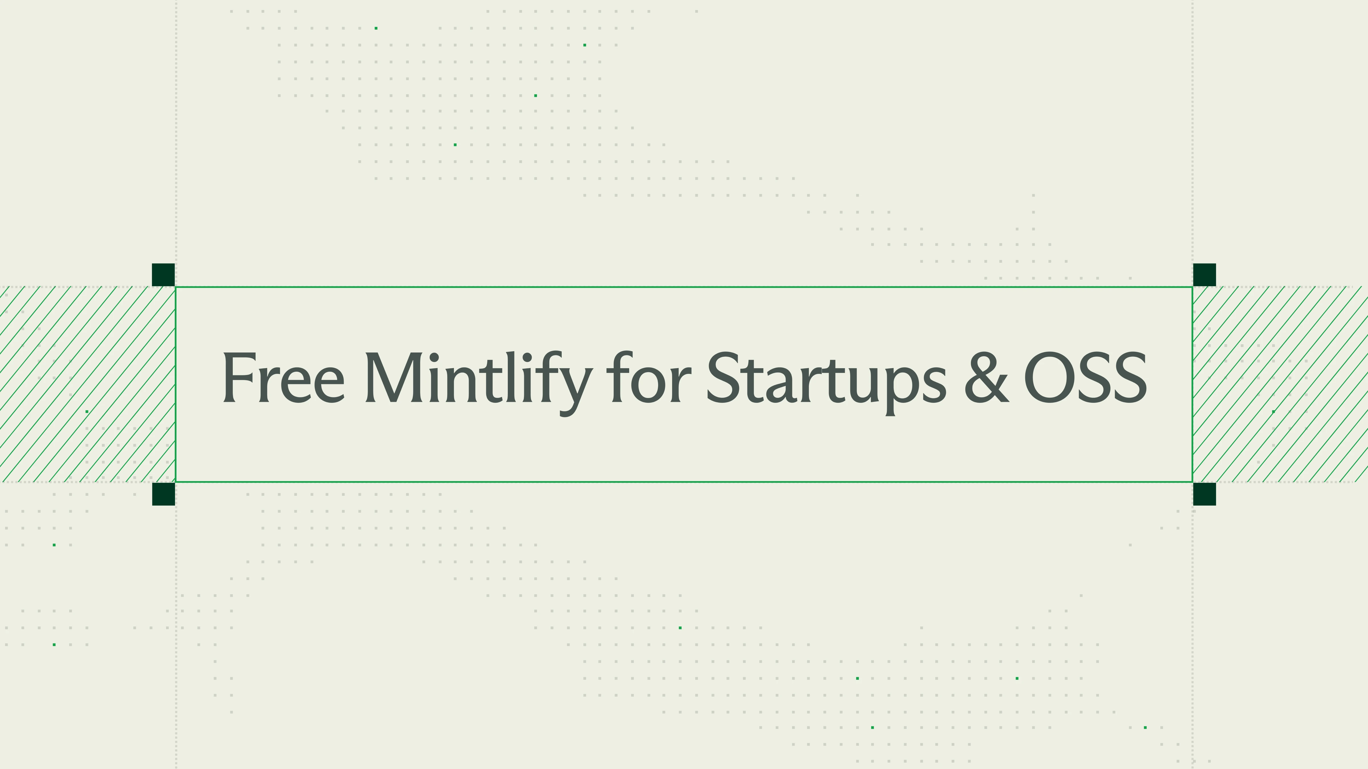 Mintlify Pro for Startups and Open Source Projects