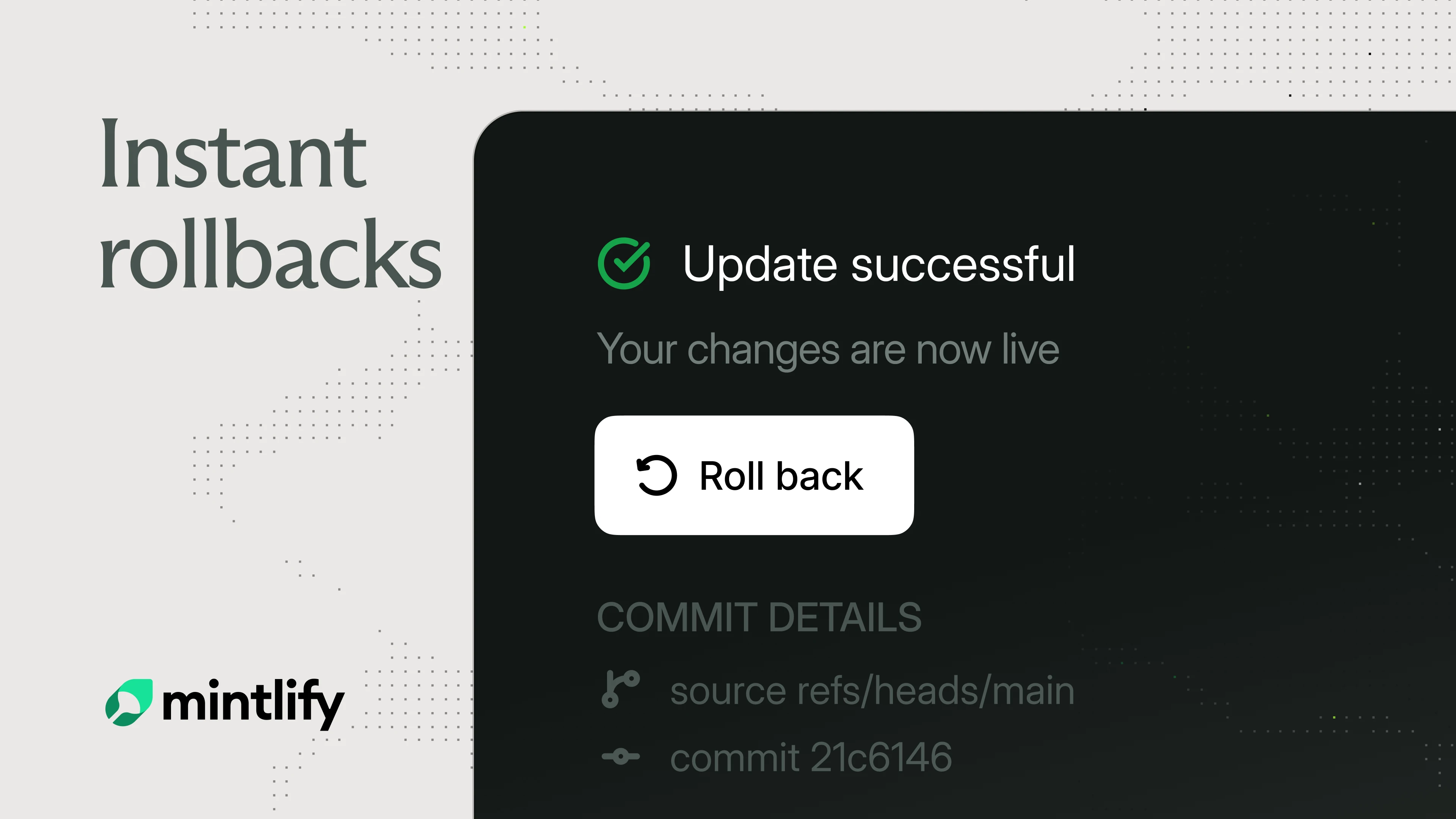 Announcing Instant Rollbacks