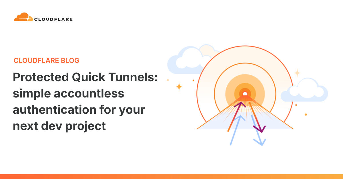 Protected Quick Tunnels: simple accountless authentication for your next dev project
