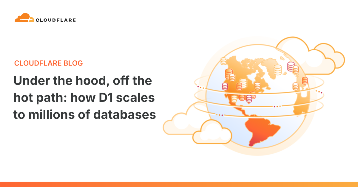 Under the hood, off the hot path: How D1 scales to millions of databases