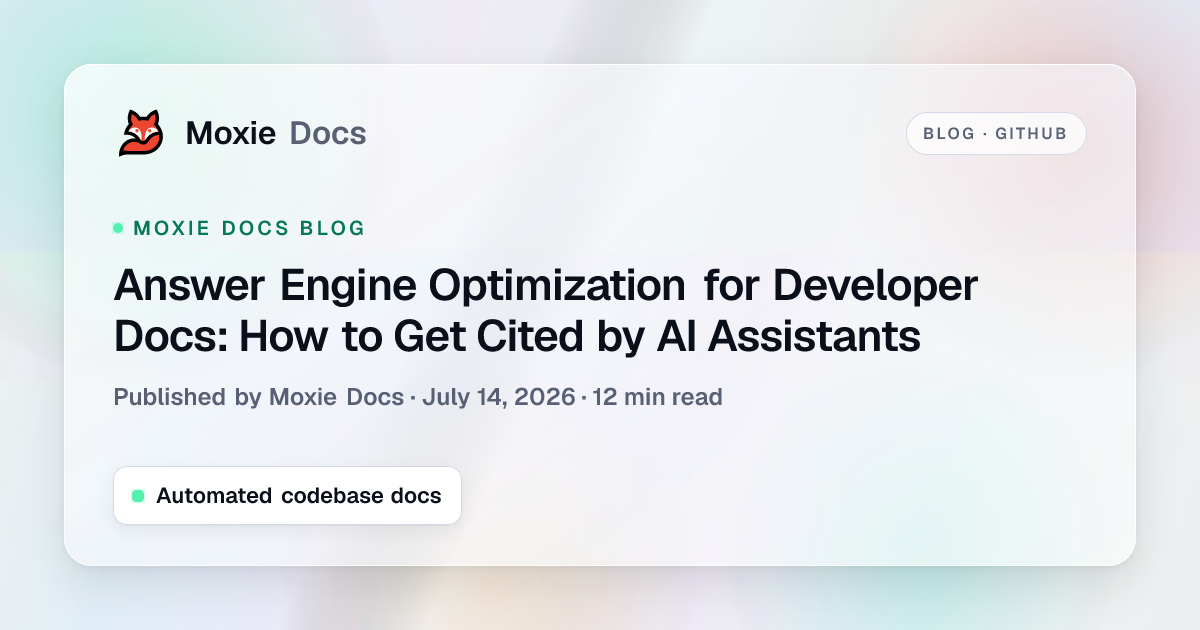Answer Engine Optimization for Developer Docs: How to Get Cited by AI Assistants