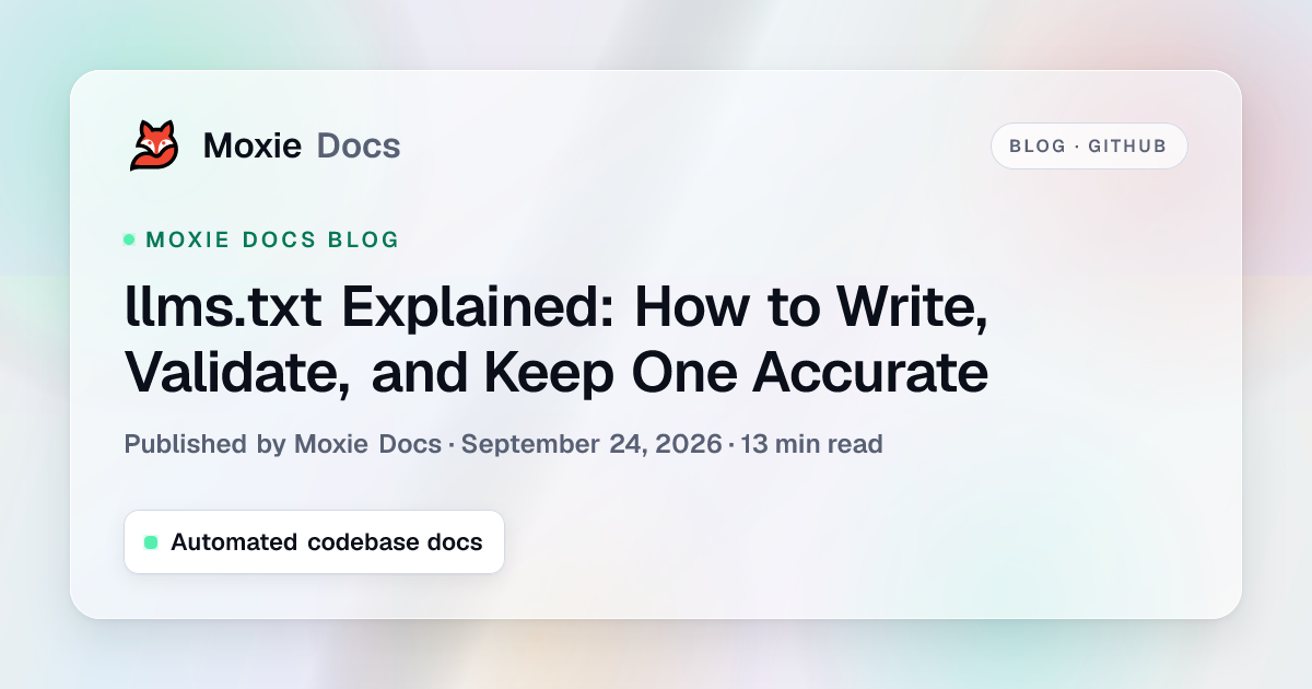 llms.txt Explained: How to Write, Validate, and Keep One Accurate