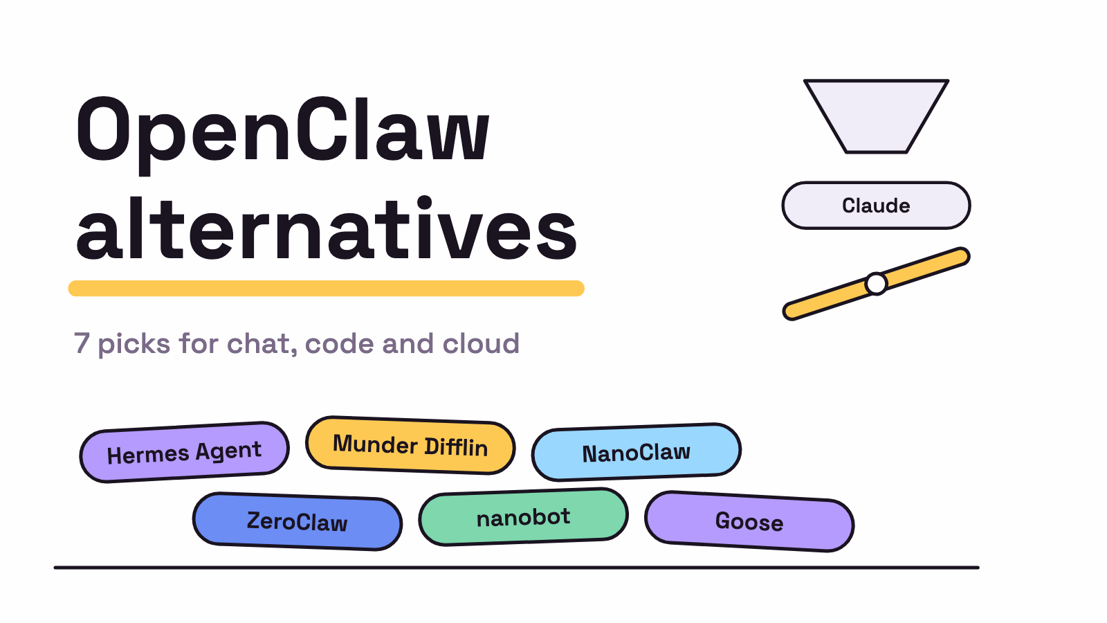 OpenClaw Alternatives: 7 Picks for Chat, Code and Cloud