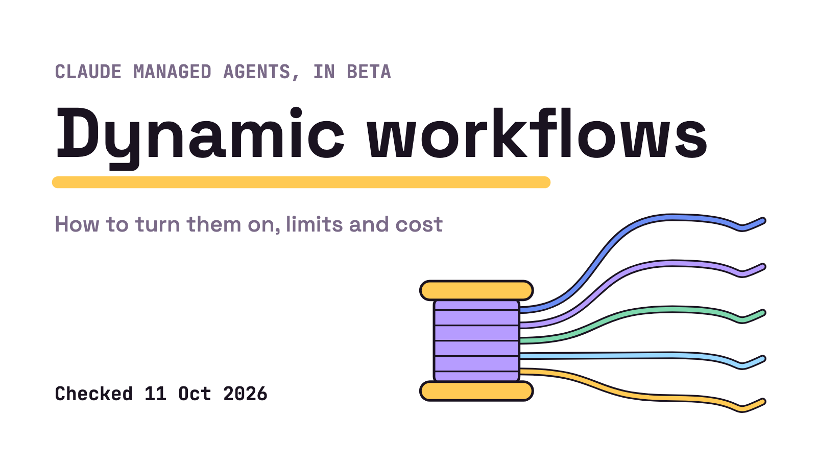 Claude Managed Agents dynamic workflows: limits and cost