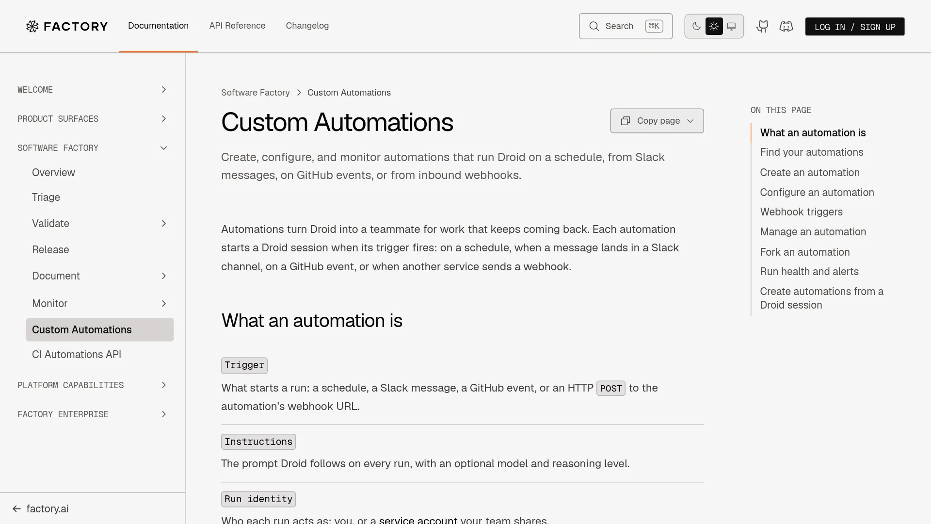Factory Automations Review: Slack, GitHub, and Webhooks