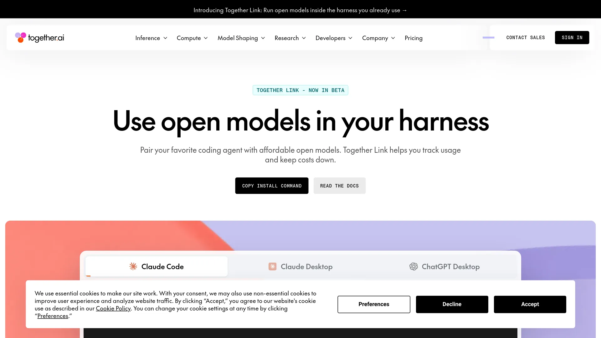 Together Link Review: Setup, Models, and Beta Limits