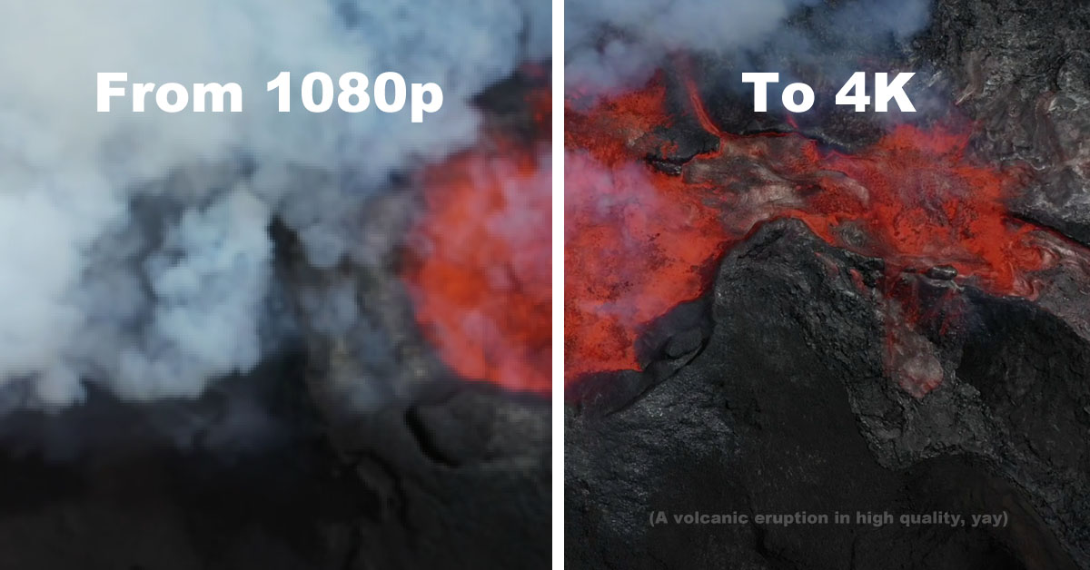 How to upscale video online?