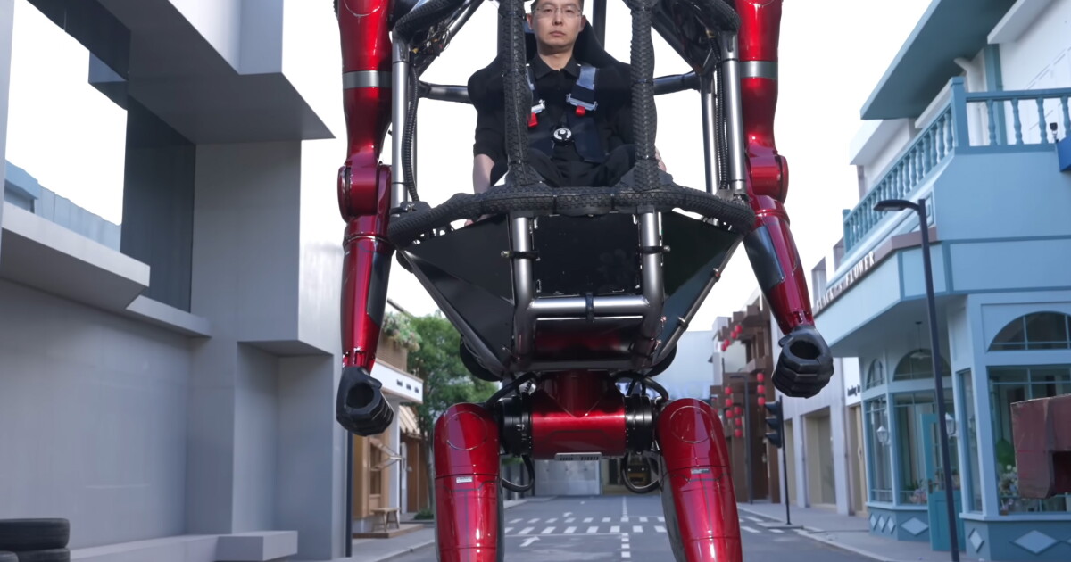 Strap into this real-life mecha suit for just $650,000