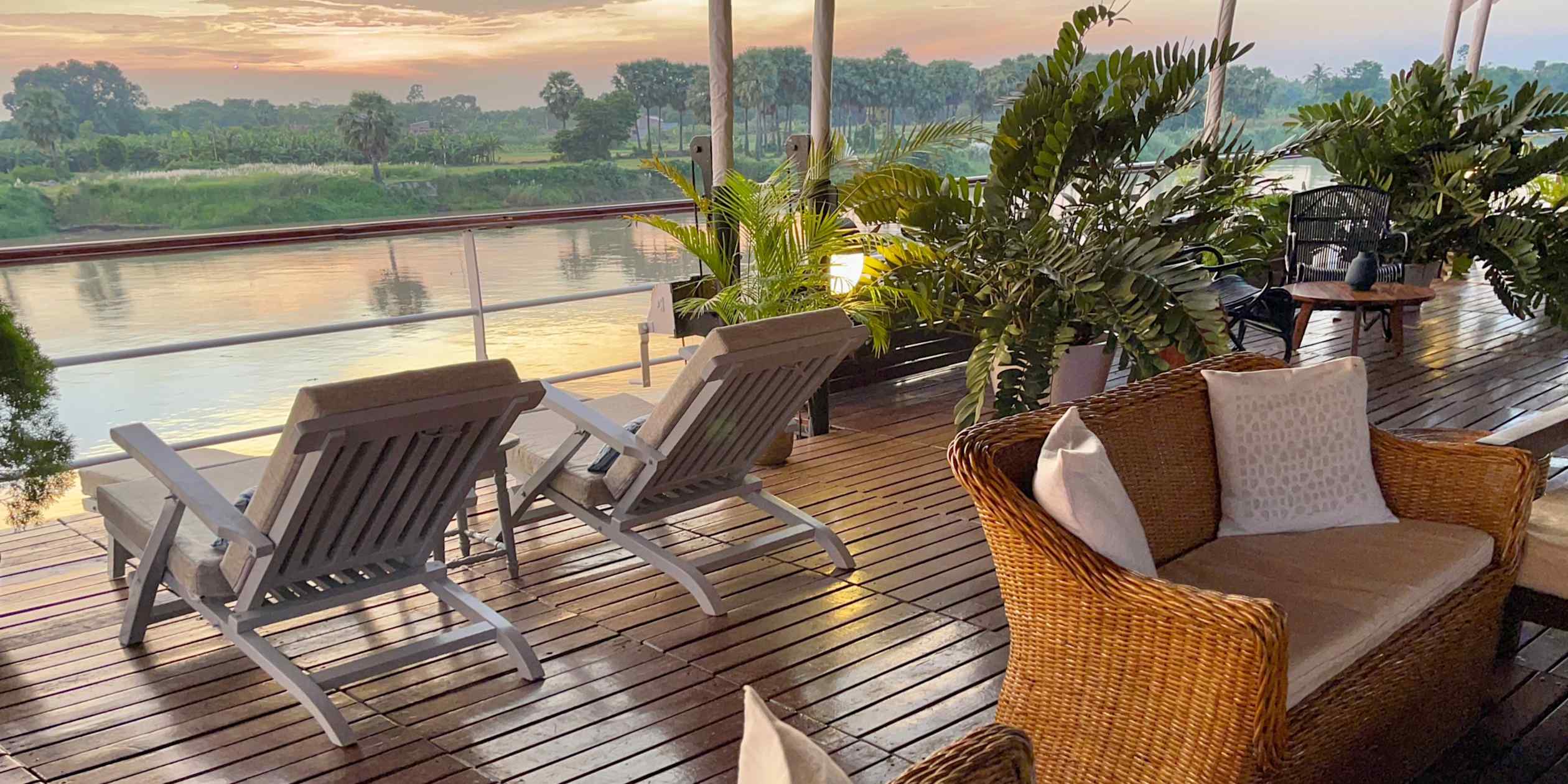 On the Ganges, the river sets the itinerary
